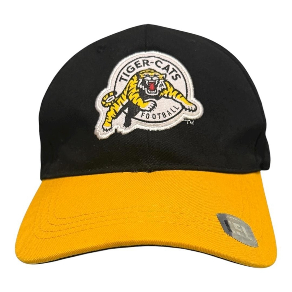 Hamilton Tiger-Cats Hat Cap Strap Back Mens Black CFL Football Embroidered
